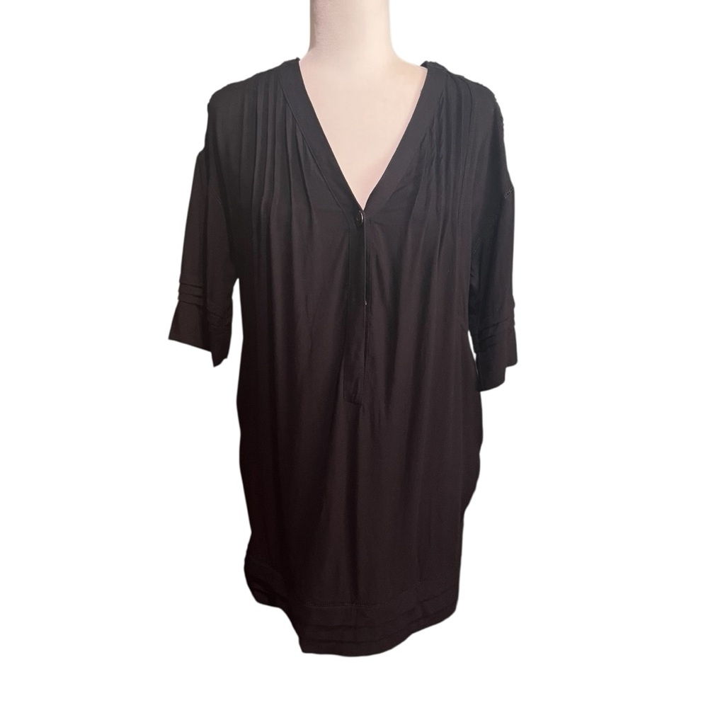 Sandro comfort core contemporary corp core minimalist 3/4 sleeve dress